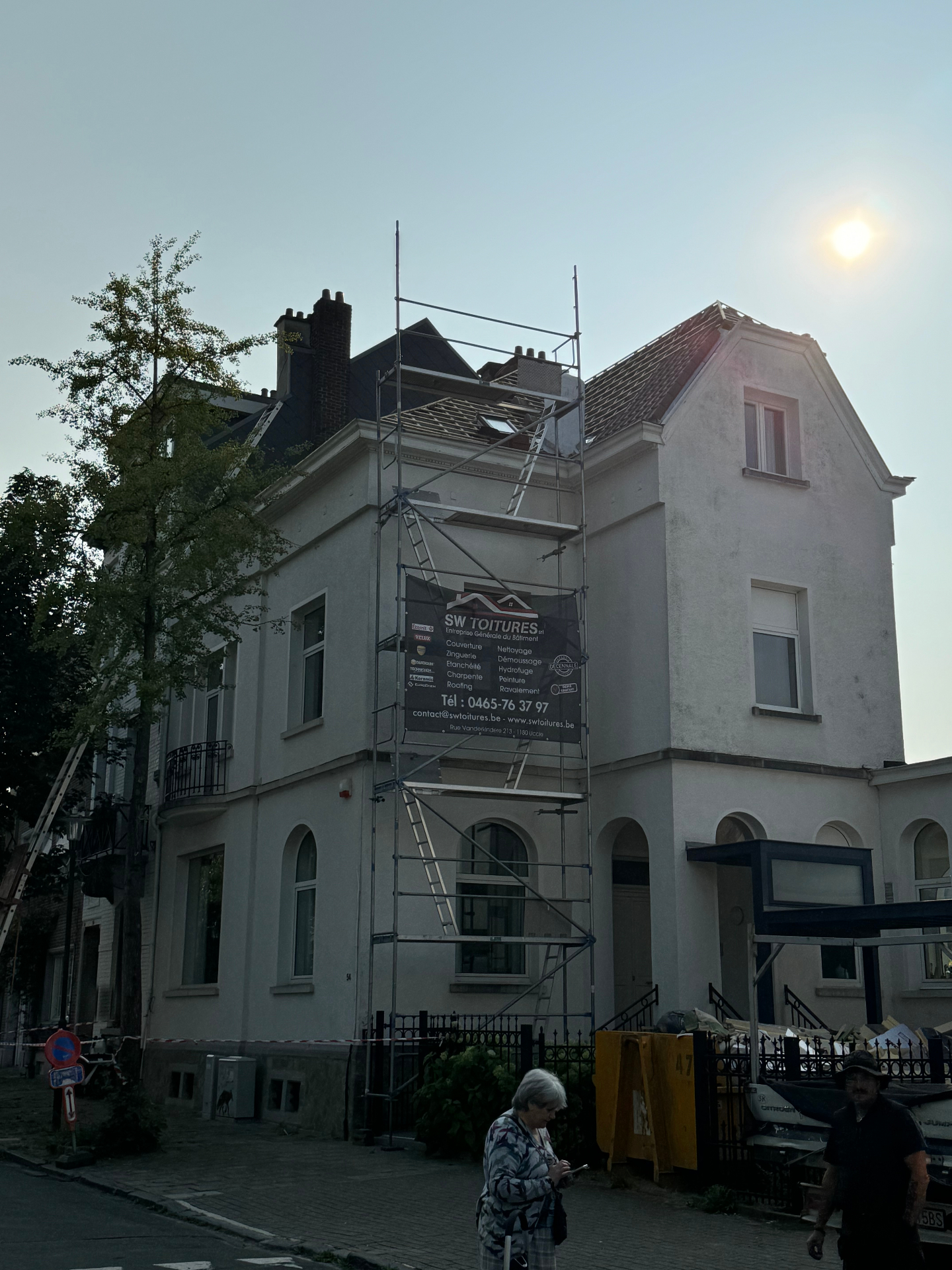 Rénovation de toiture à Watermael-Boisfort